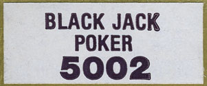 Sticker - Blackjack - Poker - 5002